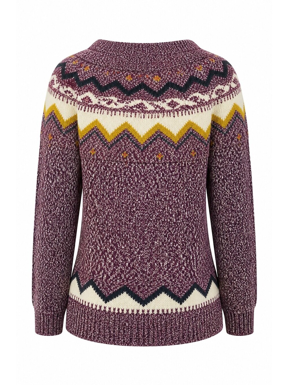 Old Navy Women's Small Purple Patterned Knit Sweater